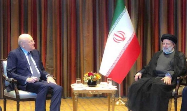 لهذا السبب غاب العلم اللبناني عن لقاء ميقاتي – رئيسي