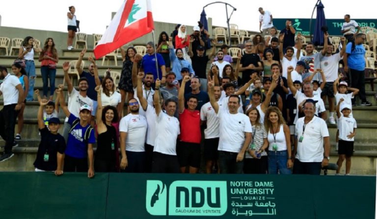 منتخب لبنان يطيح بموناكو في كأس ديفيس للتنس