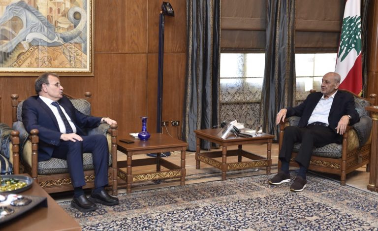 بري عرض الأوضاع وشؤونا تشريعية مع النواب البزري ومخزومي وسكاف