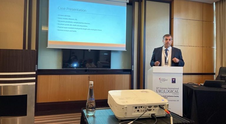 عميد كلية العلوم الطبية يشارك بالمؤتمر الإماراتي للمسالك البولية