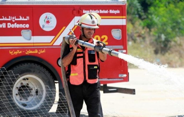سرقة بطاريات سيارت الدفاع المدني من النبطية!