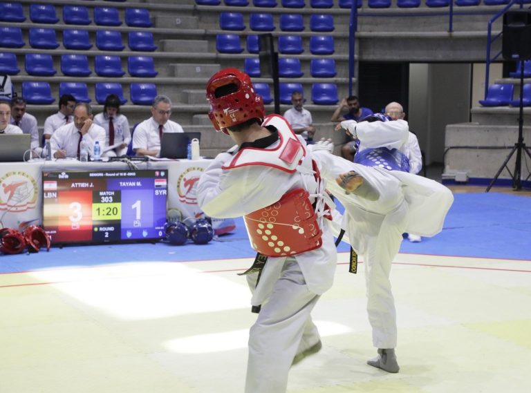 اختتام بطولة بيروت المفتوحة بالتايكواندو