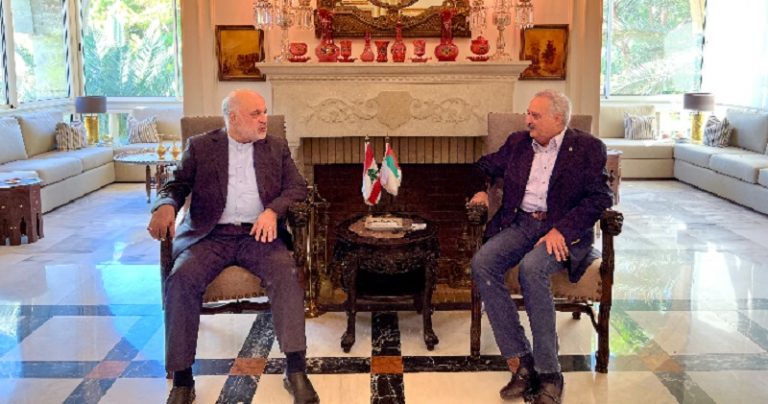 إرسلان التقى السفير الإيراني