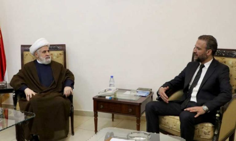 الأمين العام للحزب الديمقراطي اللبناني يزور نائب الأمين لحزب الله