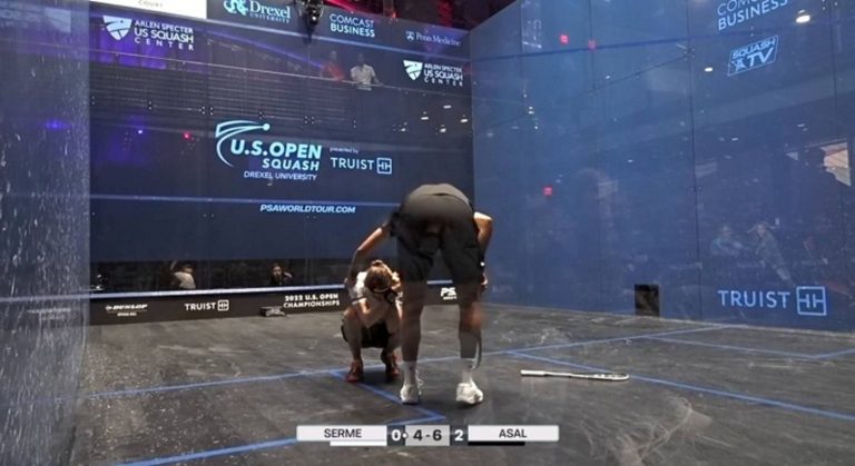 استبعاد مصطفى عسل من بطولة اميركا المفتوحة للاسكواش