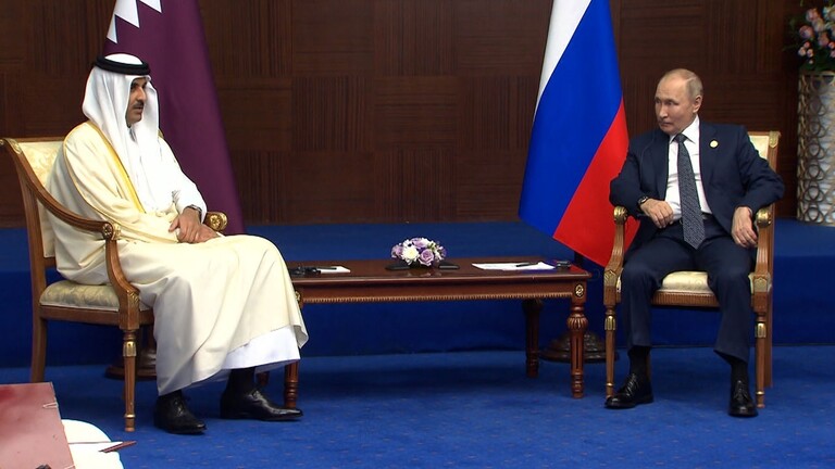 بوتين يتمنى لأمير قطر التوفيق في استضافة مونديال 2022