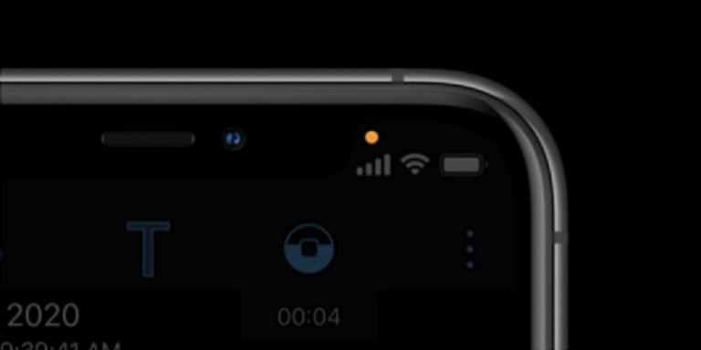 ماذا تعني النقطتان الخضراء والصفراء في الآيفون؟