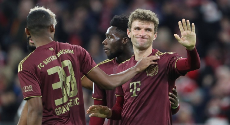 بايرن ميونخ يعلن غياب نجمه مولر عن مواجهة دورتموند