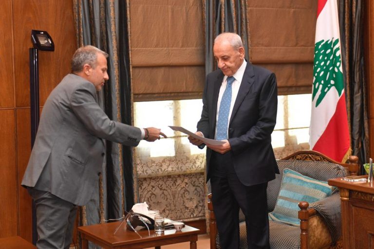 وفد “لبنان القوي” برئاسة باسيل يزور بري