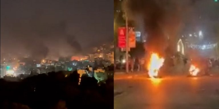 بالفيديو ـ الاحتلال يجتاح نابلس.. و”عرين الأسود” تقاوم