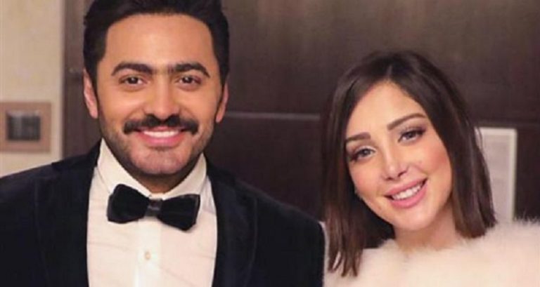 عودة تامر حسني لبسمة بوسيل؟