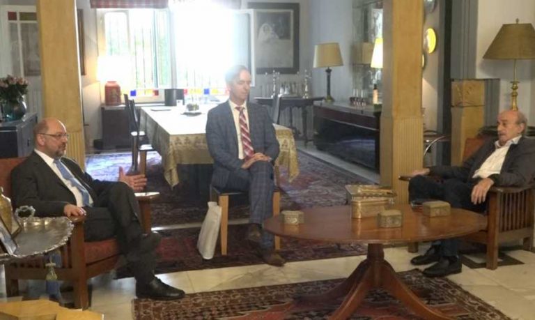 جنبلاط يلتقي سعد ووفداً المانياً