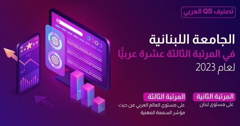 الجامعة اللبنانية بالمرتبة الثانية محلياً والثالثة إقليمياً بمؤشر السمعة المهنية