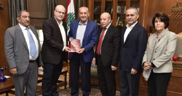 بري بحث الملف الفلسطيني مع “الجبهة الديمقراطية”