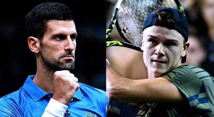 ديوكوفيتش يشيد بمنافسه قبل نهائي باريس بيرسي