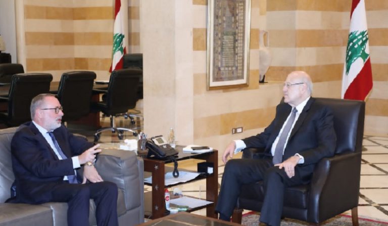 ميقاتي بحث الأوضاع العامة والكوليرا مع نائب منسقة الأمم المتحدة