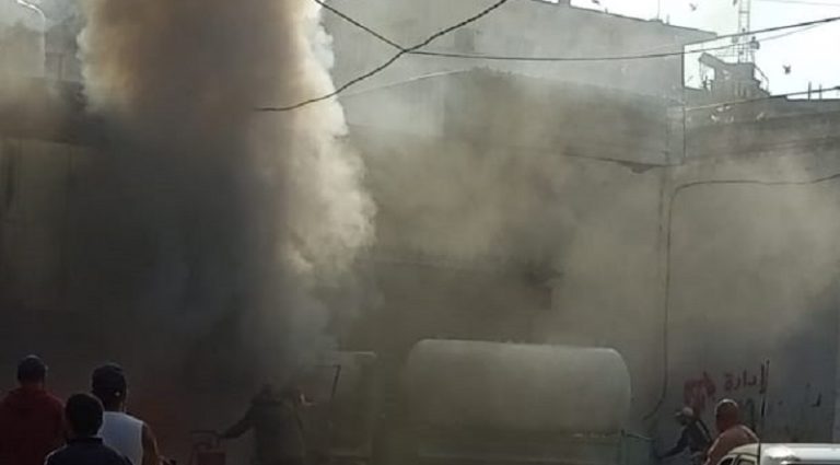 بالفيديو والصور: جرحى بانفجار صهريج غاز في طرابلس