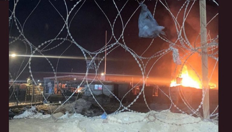 بالفيديو والصور: إستهداف صهاريج إيرانية آتية إلى لبنان