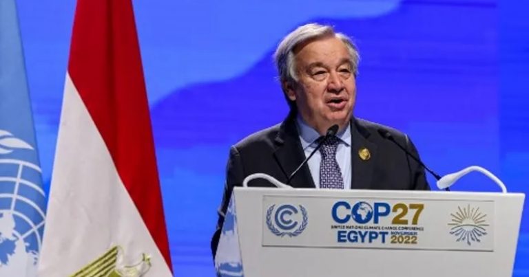 كوب 27.. “موقف محرج” لغوتيريش أمام الكاميرات (فيديو)