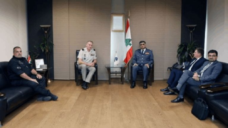 عثمان استقبل مدير التعاون للأمن والدفاع لدى وزارة الشؤون الخارجية الفرنسية