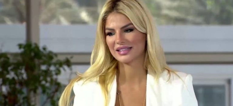 ملكة جمال لبنان بالاسود.. شاهدوا إطلالة ساندرا رزق