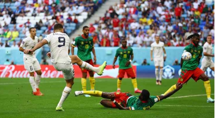 اجمل مباريات المونديال.. صربيا والكاميرون يمتعان الجماهير ويكتفيان بالتعادل