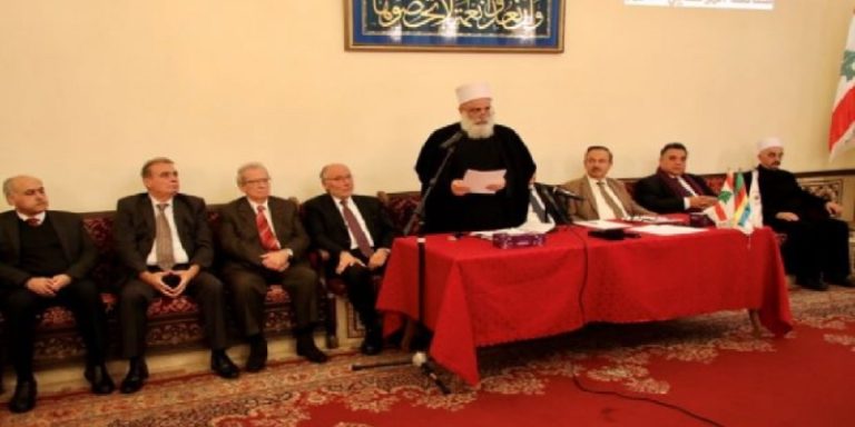 المجلس المذهبي الدرزي: لانتخاب رئيس وتفعيل عمل الحكومة