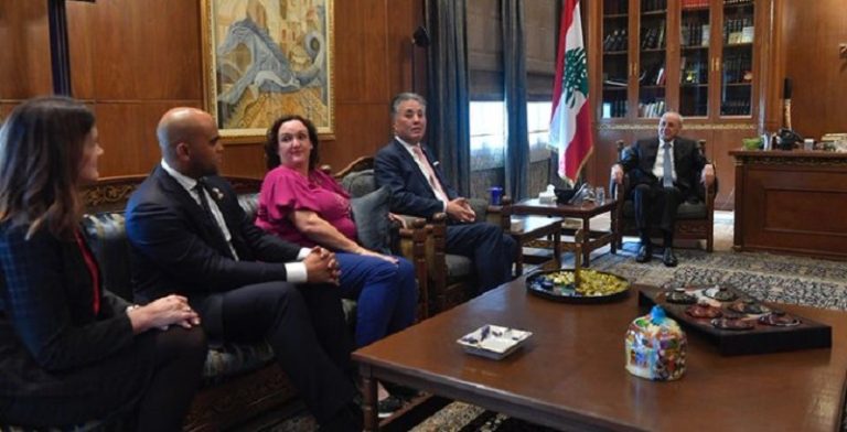 ماذا قال وفد الكونغرس عن اتفاق الترسيم؟