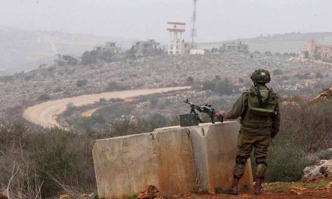 مناورة عسكرية للعدو الاسرائيلي عند الحدود مع لبنان