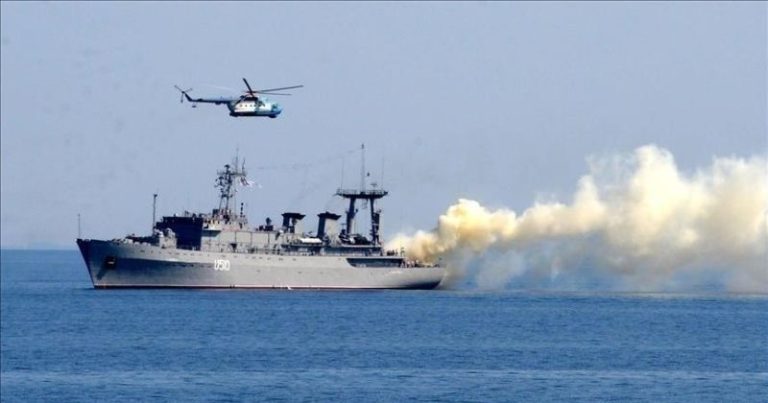 صوت انفجار في بحر غزة