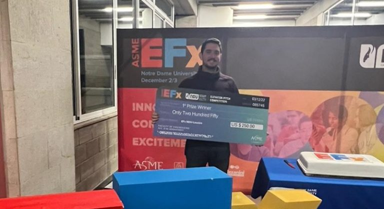ماهر طنوس من كلية الهندسة يفوز بجائزة عالمية