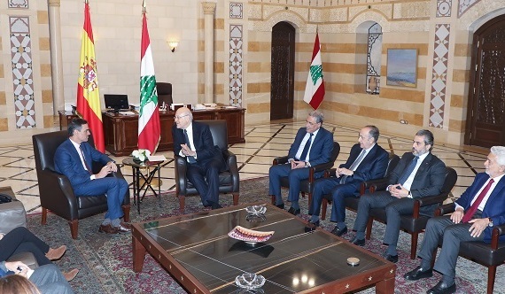 ميقاتي أمام سانشيز: ملتزمون بمحاسبة مطلقي النار على اليونيفيل