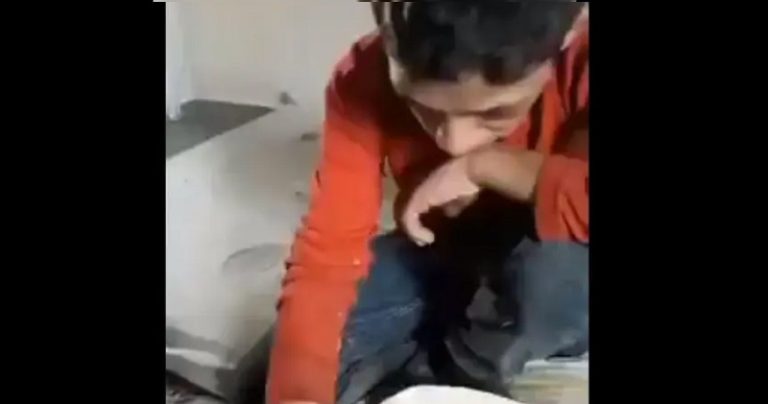 بالفيديو: صاحب مزرعة “يتوحّش” على طفل سوري!