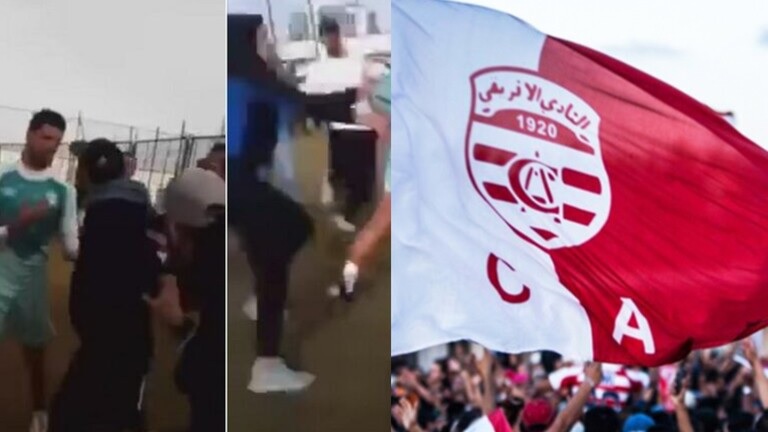 بالفيديو.. جماهير تونسية تعتدي على لاعبيها خلال التدريبات
