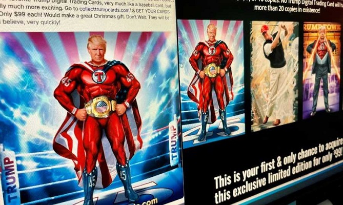 بصورة “بطل خارق”.. ترامب يثير انتقادات أنصار “كيو أنون”