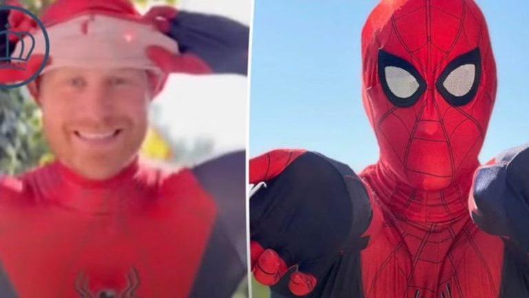 الأمير هاري يدخل الفرحة قلوب الأطفال.. ويتحول إلى “سبايدرمان”