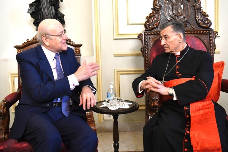 بالصور.. ميقاتي من بكركي: انعقاد الجلسة ليس طائفيا