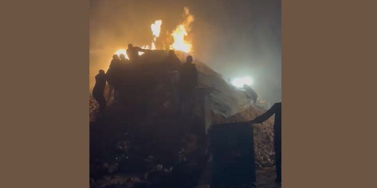 بالفيديو: توتّر وإحراق “مخيّم” في رميش