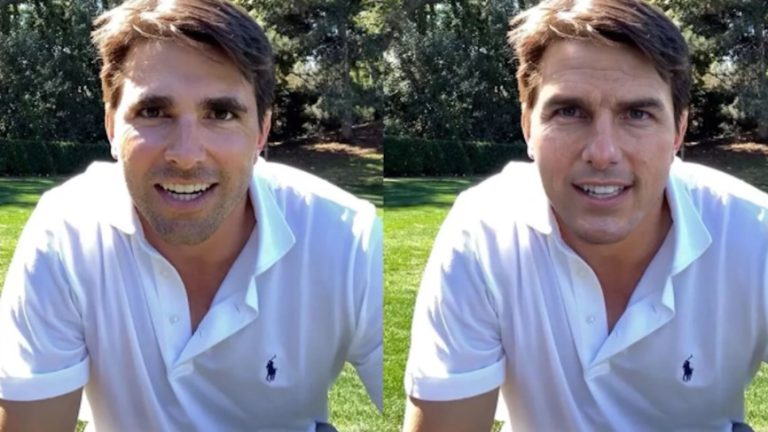 شبيه توم كروز يخطف أنظار الجمهور