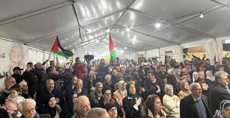 بالفيديو: الاحتلال يقتحم خيمة الأسير المحرر كريم يونس