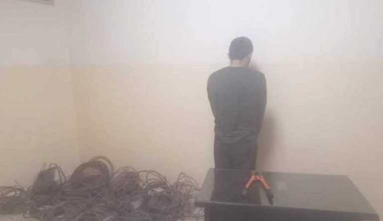 توقيف الرأس المدبر لسرقات أسلاك كهربائية في الشمال