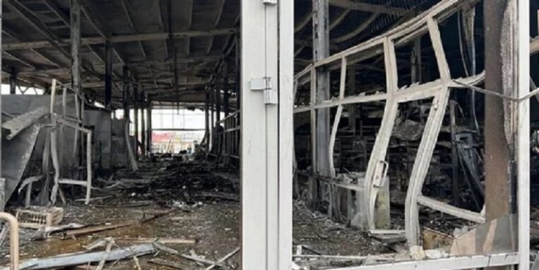 حريق في مدرسة في روسيا