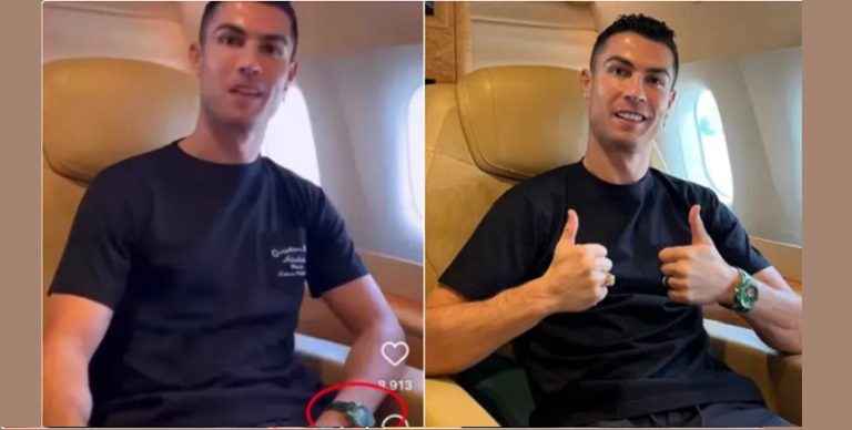 بالصور.. إليكم سعر ساعة رونالدو الفارهة