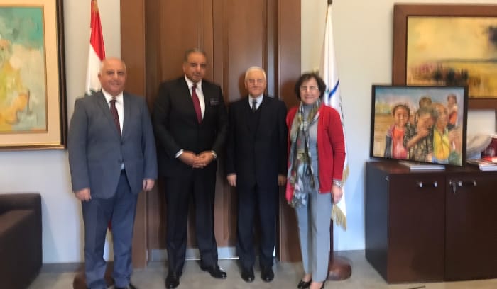 المرتضى عرض مع رئيس “مؤسسة شاعر الفيحاء” نشاطاتها الثقافية