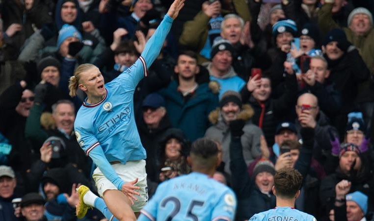 بهاتريك هالاند.. السيتي يهزم وولفرهامبتون بثلاثية