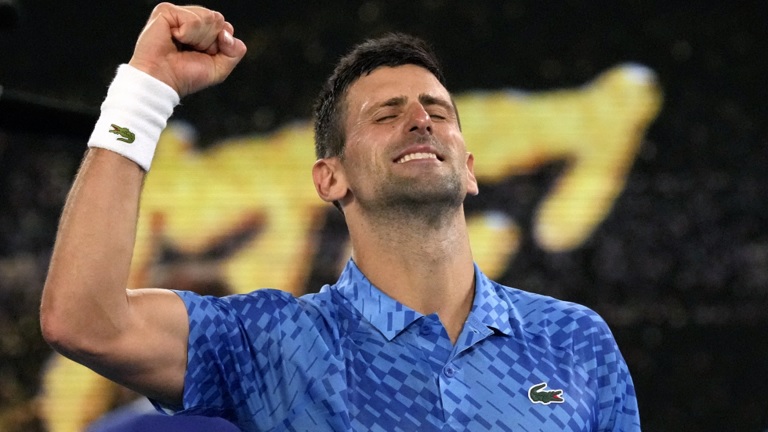 ديوكوفيتش يصعد لنهائي دورة استراليا المفتوحة