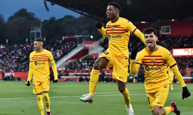 بيدري يواصل تألقه ويقود برشلونة للفوز على جيرونا