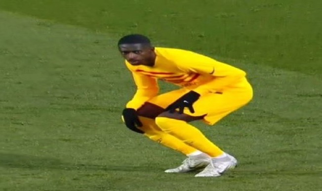 ديمبلي قد يغيب ثلاثة أسابيع عن برشلونة