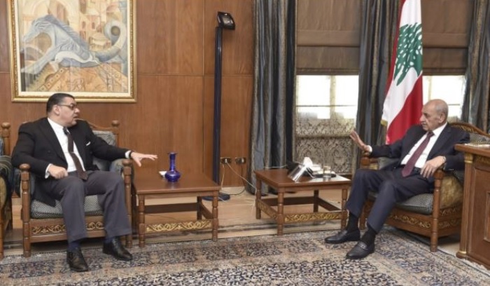 سفير مصر بحث مع بري في الإستحقاقات الدستورية