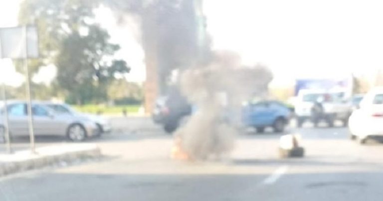 قطع جزئي للطريق البحرية في صيدا